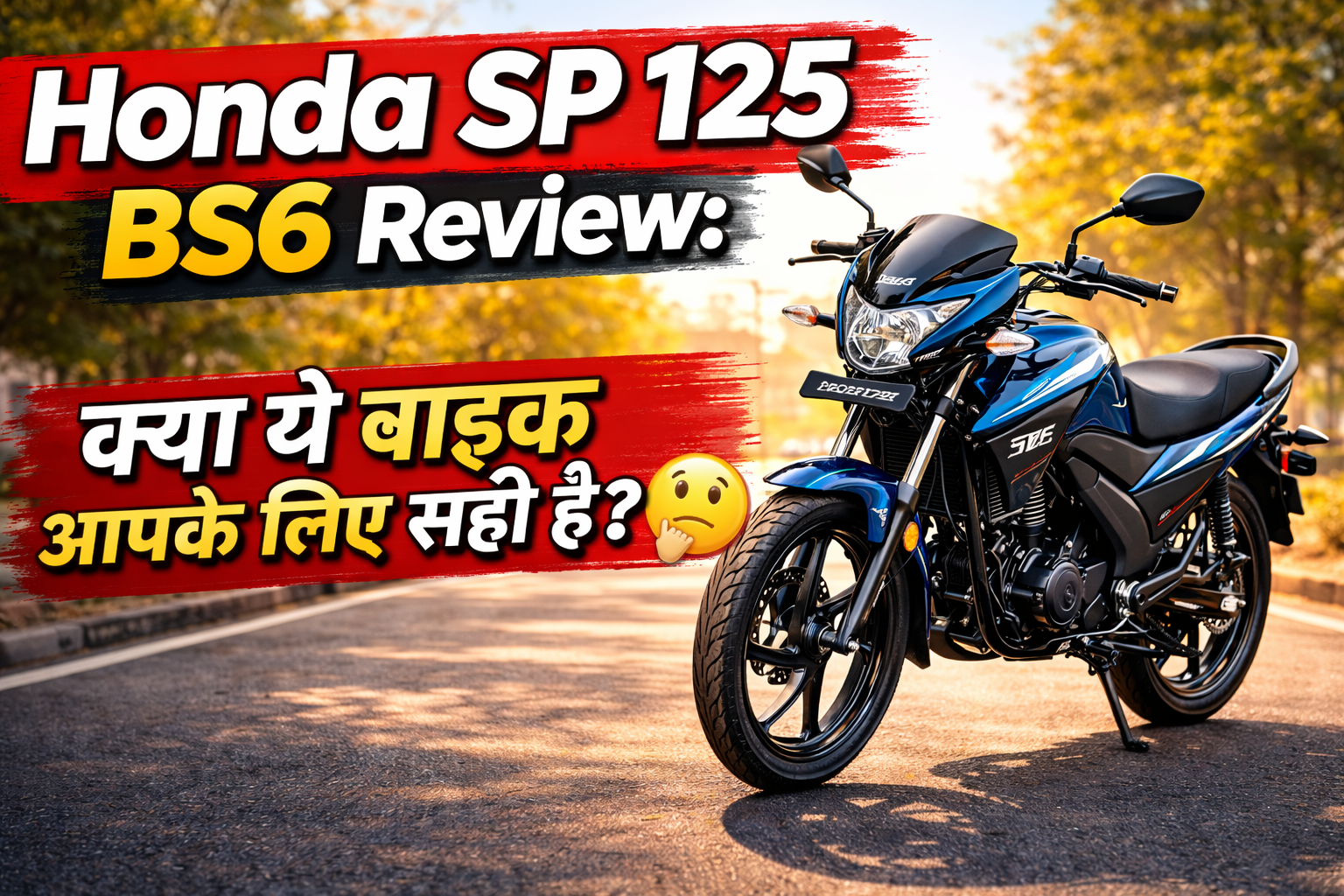 Honda SP 125 BS6 Review: क्या ये बाइक आपके लिए सही है?