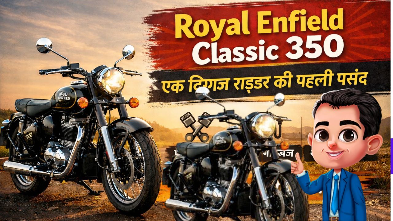 Royal Enfield Classic 350 — एक दिग्गज राइडर की पहली पसंद