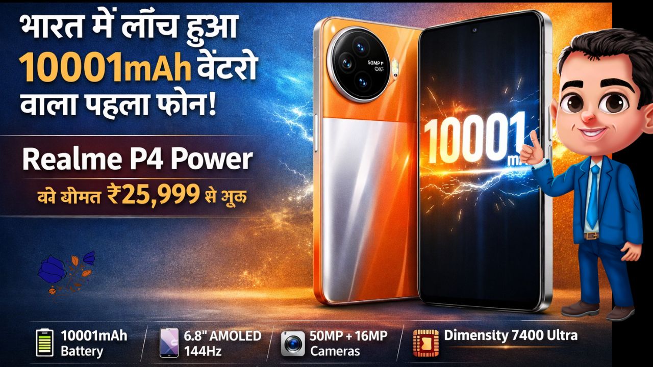 Realme P4 Power भारत में लॉन्च