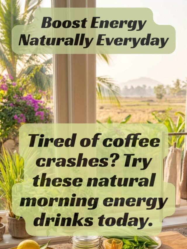 "Boost Energy Naturally With These 5 Drinks"