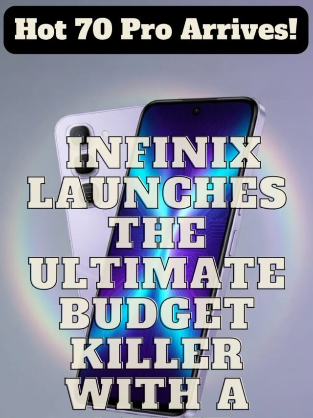 Infinix Hot 70 Pro 5G Arrives